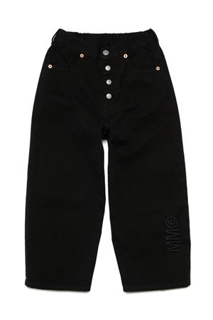 Jeans in cotone nero MAISON MARGIELA KIDS | M60451MM016M6900